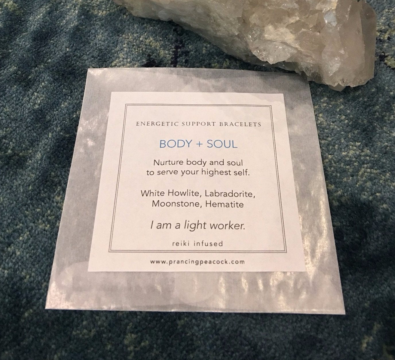 Energetic Support Bracelets: Body + Soul