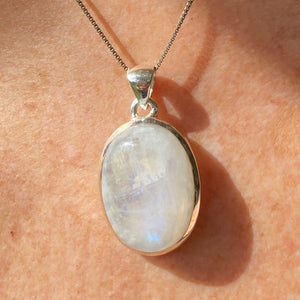 Moonstone Oval Pendant