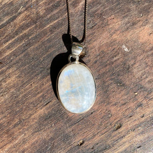 Moonstone Oval Pendant