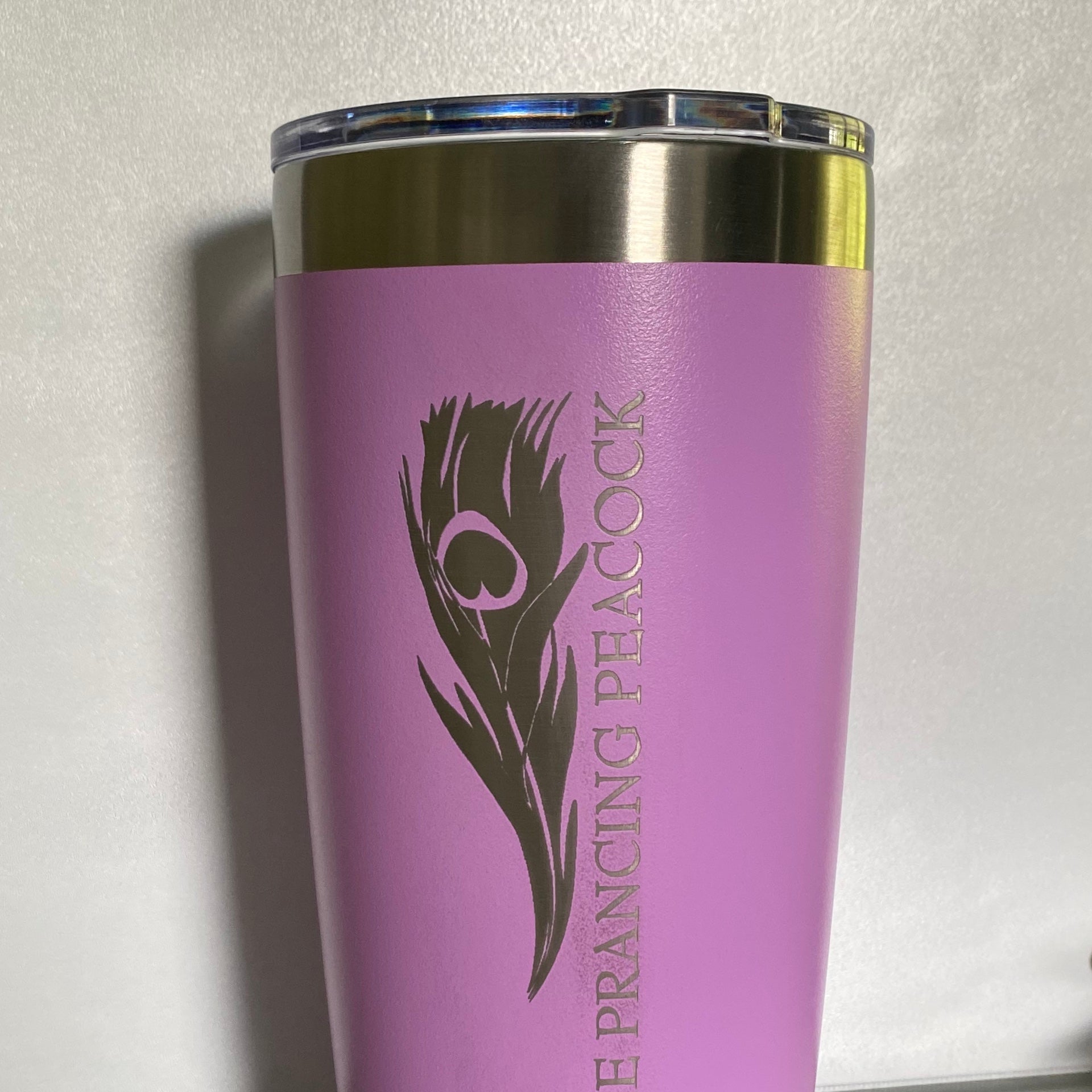 Prancing Peacock Polar Tumbler, 20oz.